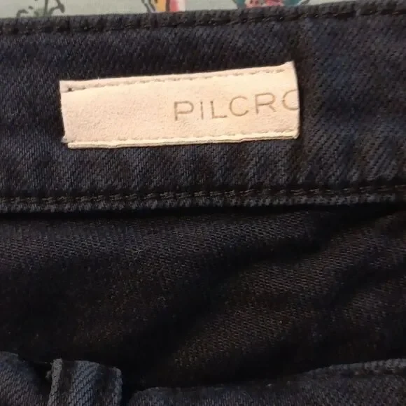Pilcro Dark Denim Heritage Boyfriend Jeans - Picture 9 of 14